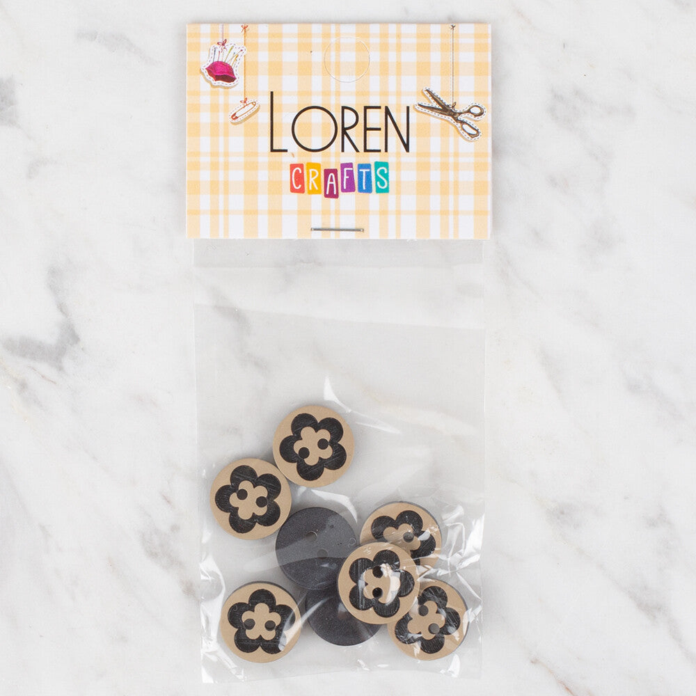 Loren Crafts 8'li mat siyah - 308